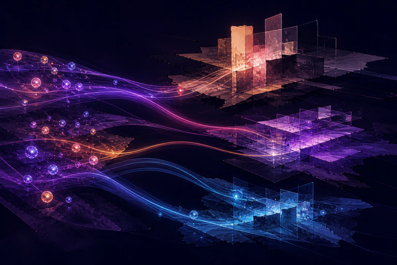 Controlled pathways connect audience signals to distinct appropriate media environments.